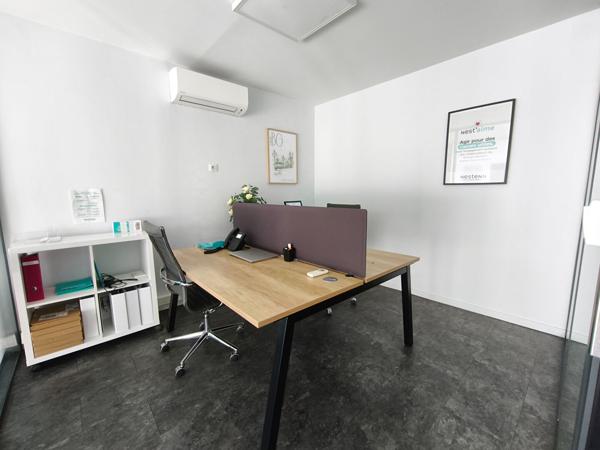 Local commercial Brive La Gaillarde à louer quartier Roseraie - 92 m² - Bureaux - Salle de réunion - cave - Jardin et terrasse