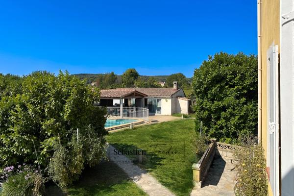 Ensemble immobilier à vendre à BOUC BEL AIR (13) - deux logements - grande parcelle - piscine et pool house - grand garage en sous-sol