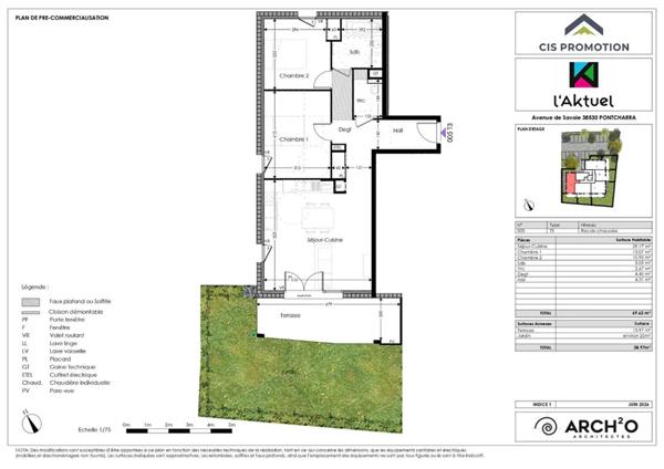 Appartement à vendre à Pontcharra (38530)