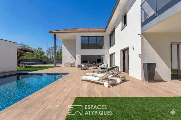 Villa d’architecte avec piscine