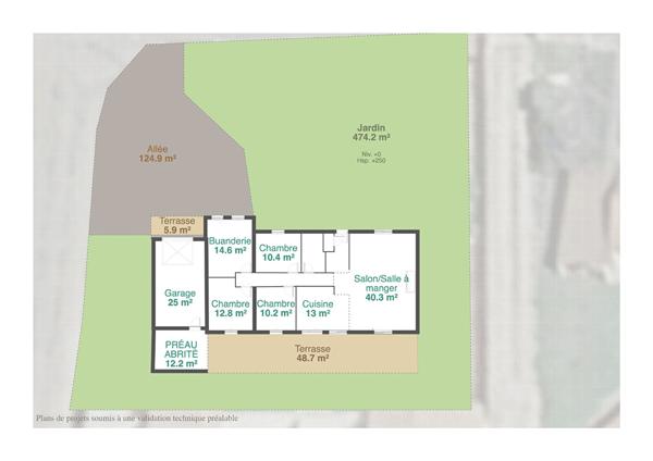 Maison Plain-pied 114 m2 sur parcelle de 810 m2, La rochelle 17000