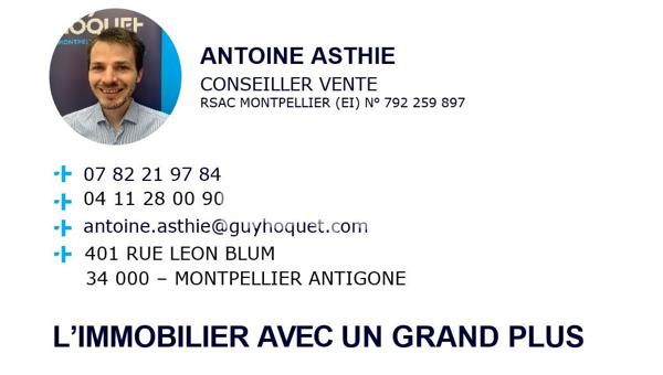 Appartement T3 Près d'Arènes 65 m2 + double terrasse + garage