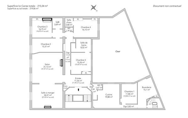 Appartement Paris 8e - SAINT-AUGUSTIN