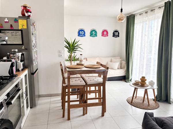 IDEAL INVESTISSEUR T2 avec terrasse, jardin et garage