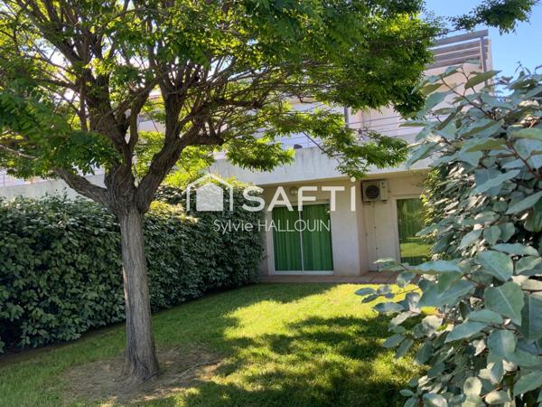 Appt T2 meublé bord de mer jardin 96m², parking privé