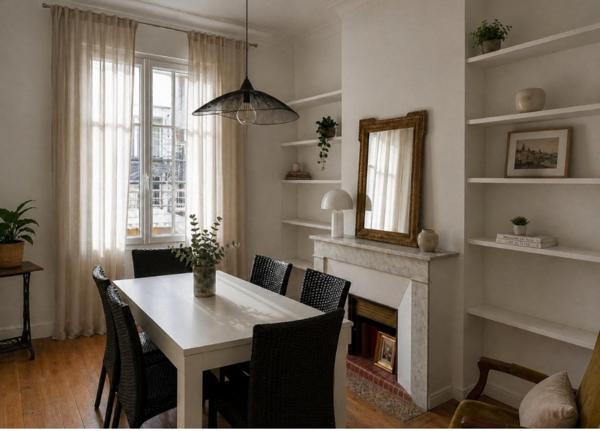 Magnifique T4 style haussmanien très lumineux