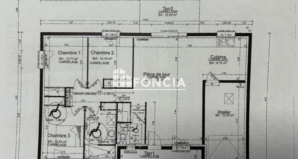 À vendre Maison 4 pièces 86.74 m² - Léojac 82230