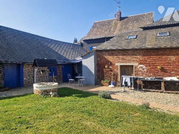 YERVILLE, maison d'~84m², 3 chambres, 2  Bâtiments sur ~ 700 m² de terrain.