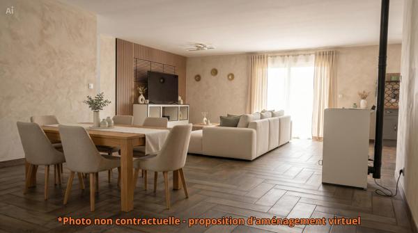 Maison de plain pied avec garage, à seulement 5 minutes de La Rochefoucauld