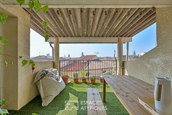 Confortable duplex de 89m2 avec terrasse et vue