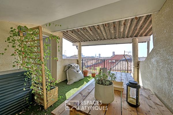 Confortable duplex de 89m2 avec terrasse et vue
