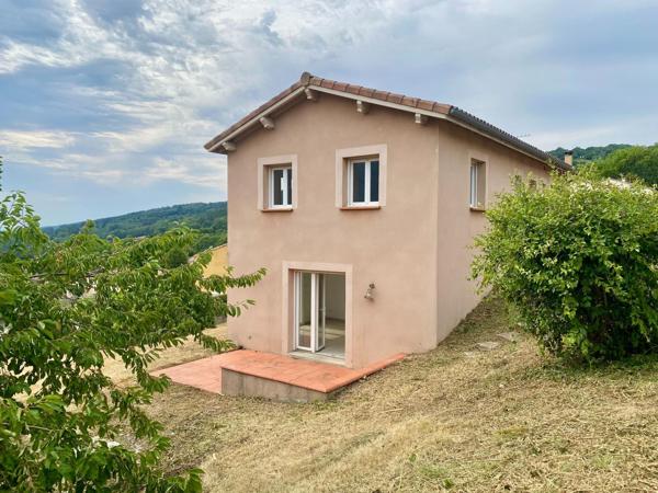 Maison 3 chambres, garage et jardin attenant