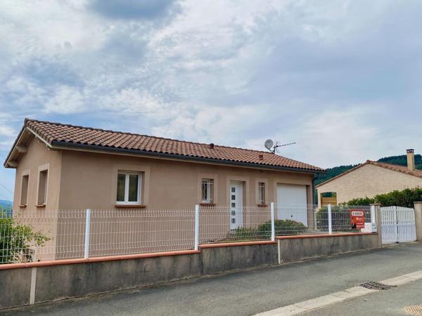 Maison 3 chambres, garage et jardin attenant