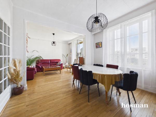 Appartement 4 pièces de 105,58 m² au 4e étage sans ascenseur avec balcon et cave- Rue Général Gouraud, Lyon