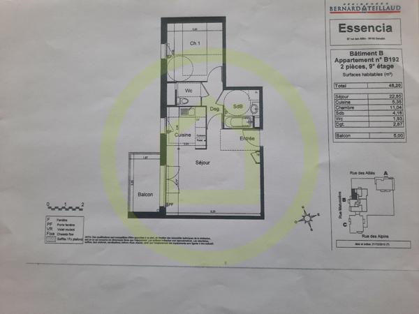 Appartement à GRENOBLE (38000)