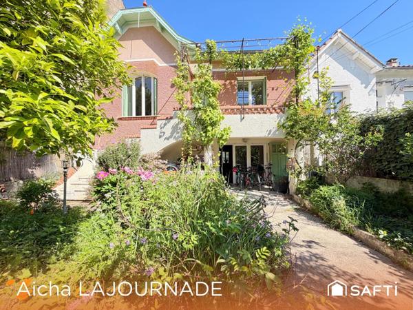 Maison de ville 136m2, 3/4 chambres et jardin!