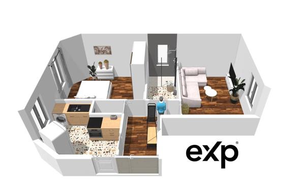 Appartement 2 pièces de 44m² – Porte de Clichy/Victor Hugo