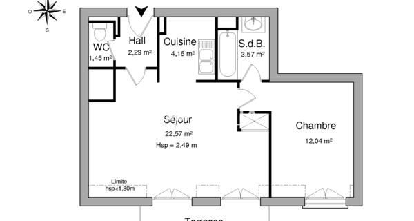 Location Appartement 2 pièces 46.08 m² - Corbeil-essonnes 91100