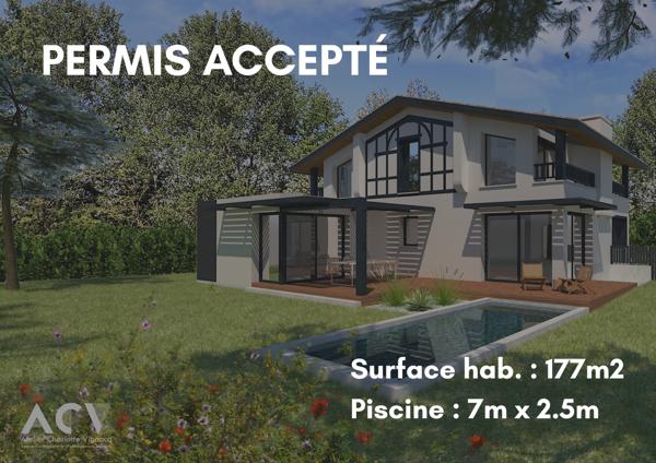 VILLA À RÉNOVER AVEC PERMIS DE CONSTRUIRE À HOSSEGOR