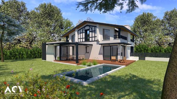 VILLA À RÉNOVER AVEC PERMIS DE CONSTRUIRE À HOSSEGOR