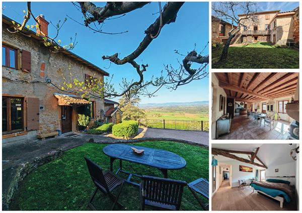 Maison Charnay 7 pièce(s) -Vue imprenable sur les Monts du Lyonnais