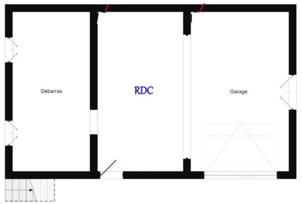 A vendre à CHINDRIEUX, maison individuelle avec fort potentiel d’évolution – Jusqu’à 140 m² habitables. Terrain et garage. Lac du Bourget