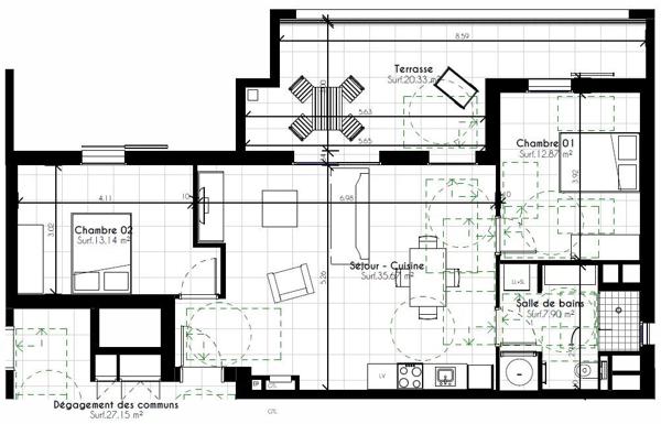 Vente Appartement 3 pièces 69 m2 à Grosseto-Prugna