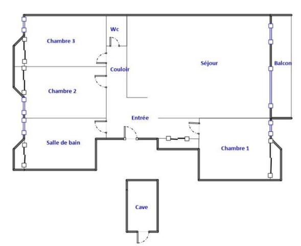 Appartement à vendre 4 pièces 75 m² Élancourt
