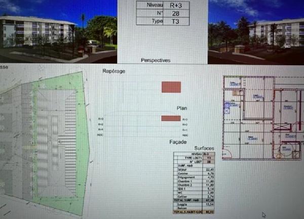Maison à vendre    3 pièces • 67,38 m2 Le Diamant