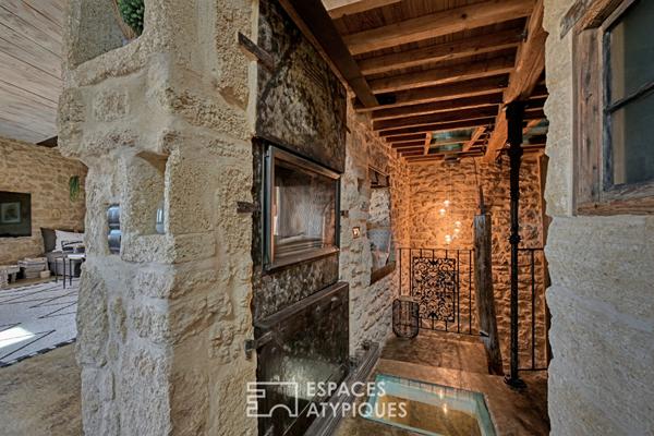 Maison de village rénovée avec vue imprenable proche Uzès