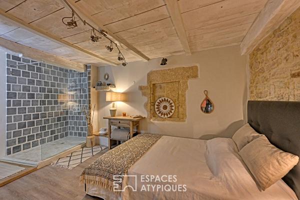 Maison de village rénovée avec vue imprenable proche Uzès