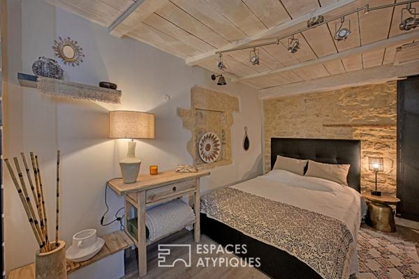 Maison de village rénovée avec vue imprenable proche Uzès