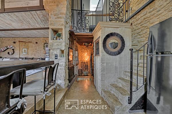 Maison de village rénovée avec vue imprenable proche Uzès