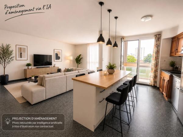 Appartement 3 pièces 67 m² avec dressing, loggia et cave – Nogent-sur-Oise (60)