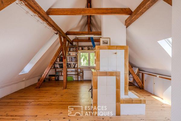 Maison de caractère avec piscine et jardin arboré