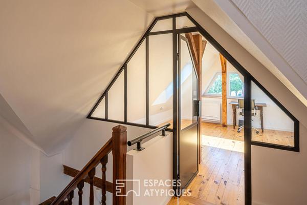 Maison de caractère avec piscine et jardin arboré