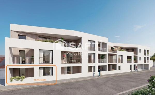APPARTEMENT NEUF AVEC TERRASSE COUVERTE, JARDIN PRIVATIF ET 2 PARKINGS