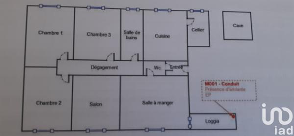 Appartement à vendre 5 pièces 83 m² Knutange