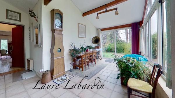 Maison de 144m2, 3 chambres, véranda, piscine, jardin, garage à TOMBEBOEUF (47)