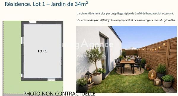 Appartement à SAINT-GILLES-CROIX-DE-VIE, 85800 - 2 pièces 33m²