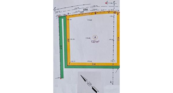 Terrain à vendre 1 321 m² Bernay