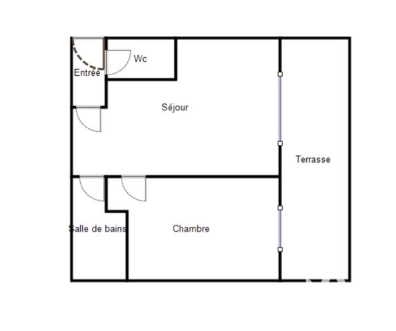 Appartement à vendre 2 pièces 40 m² Saint-Raphaël