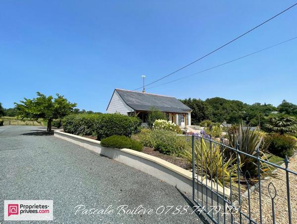 Charmante maison sur sous-sol avec terrain de 16 612 m² (possibilité jusqu'à 7 ha)- MOULIHERNE (49390)