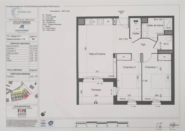 Bel appartement dans une résidence récente proche de la plage