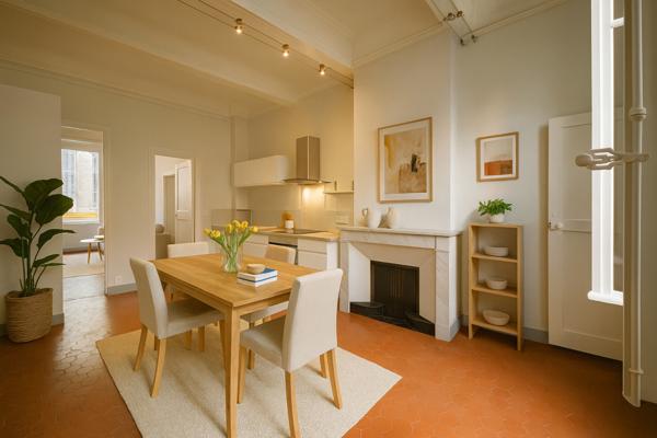 QUARTIER MAZARIN - MAGNIFIQUE ET SPACIEUX 2 pièces - 60 m² - NON MEUBLE