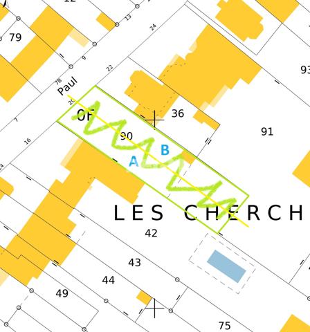 Suresnes (92150) Terrain (nu) à bâtir Suresnes, Vue sur la tour Eiffel, à 2 min du T2, 349 m²