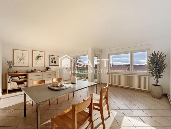 Superbe appartement avec jardin, garage, cave et parking