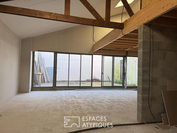 Maison Loft avec terrasse à aménager coeur de ville