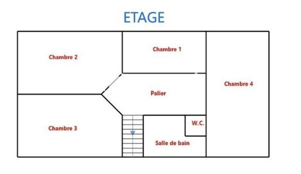 MAISON AVEC 5 CHAMBRES A PELLOUAILLE LES VIGNES