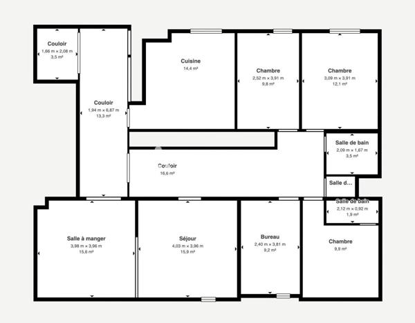 Appartement 5 pièces - 136 m²